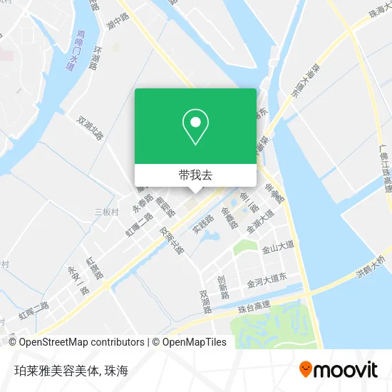 珀莱雅美容美体地图