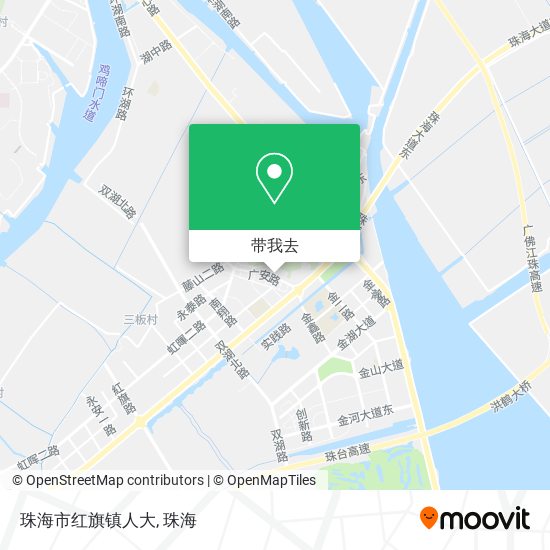 珠海市红旗镇人大地图