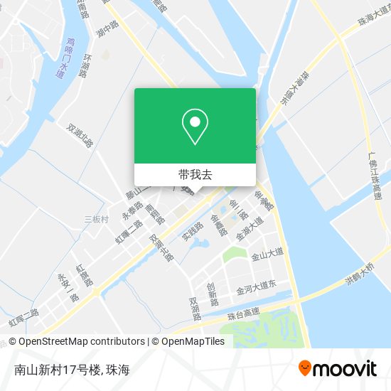 南山新村17号楼地图