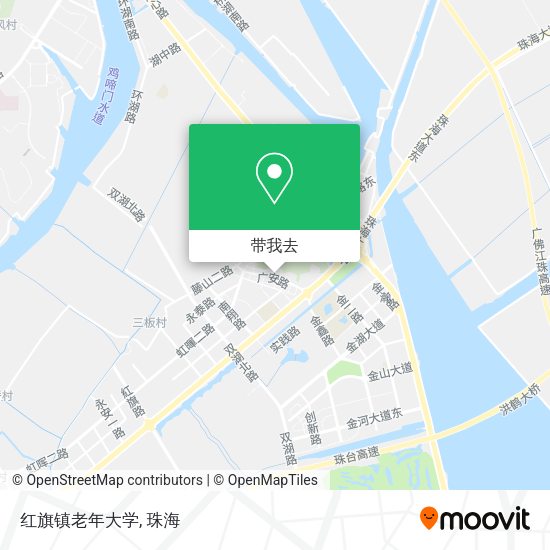 红旗镇老年大学地图