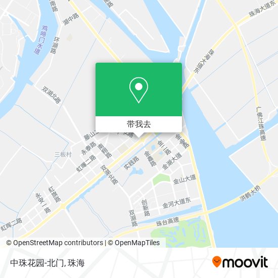 中珠花园-北门地图