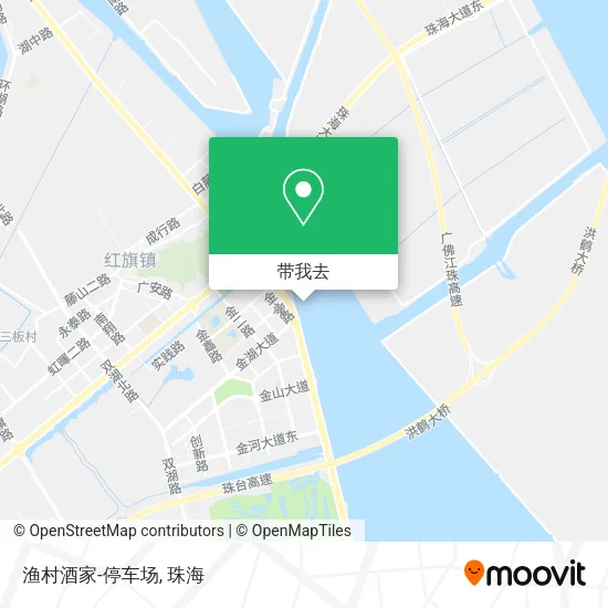 渔村酒家-停车场地图