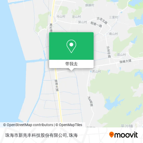 珠海市新兆丰科技股份有限公司地图