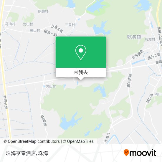 珠海亨泰酒店地图