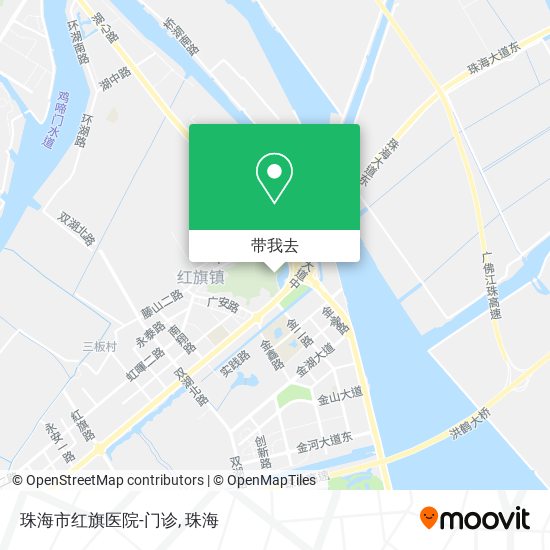 珠海市红旗医院-门诊地图