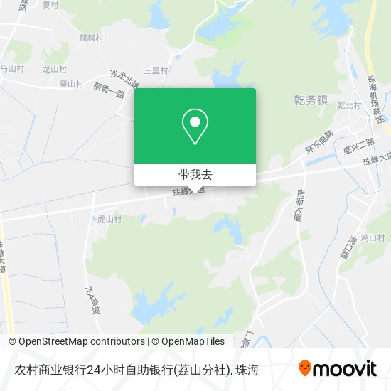 农村商业银行24小时自助银行(荔山分社)地图