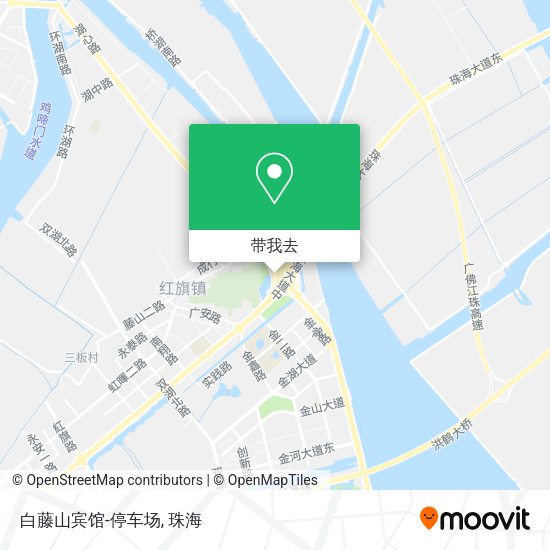 白藤山宾馆-停车场地图