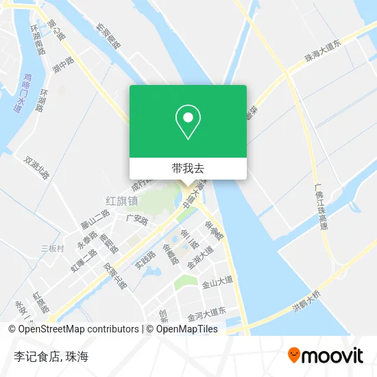 李记食店地图