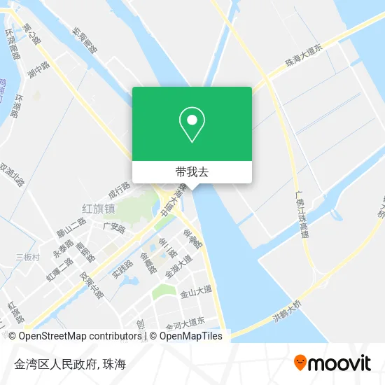 金湾区人民政府地图