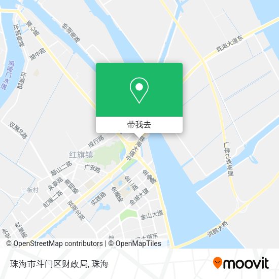 珠海市斗门区财政局地图