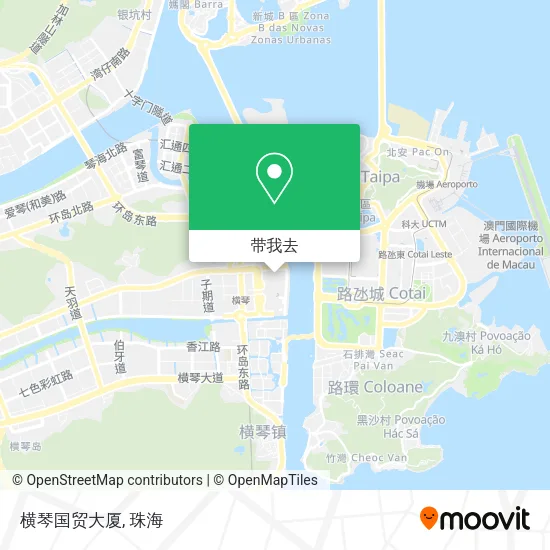 横琴国贸大厦地图
