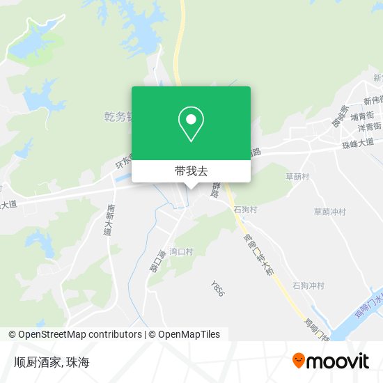顺厨酒家地图