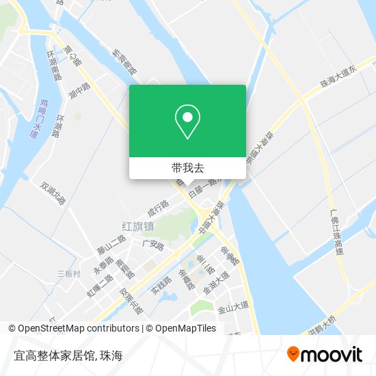 宜高整体家居馆地图