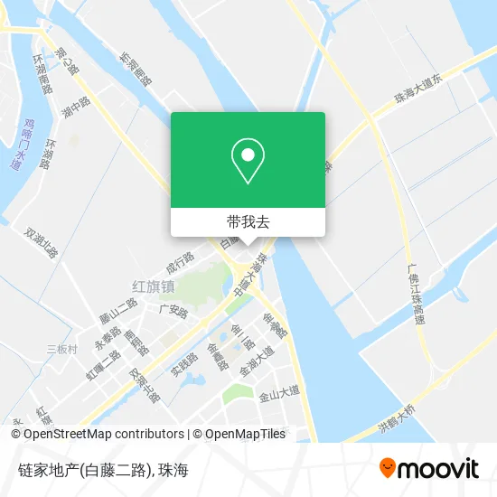 链家地产(白藤二路)地图