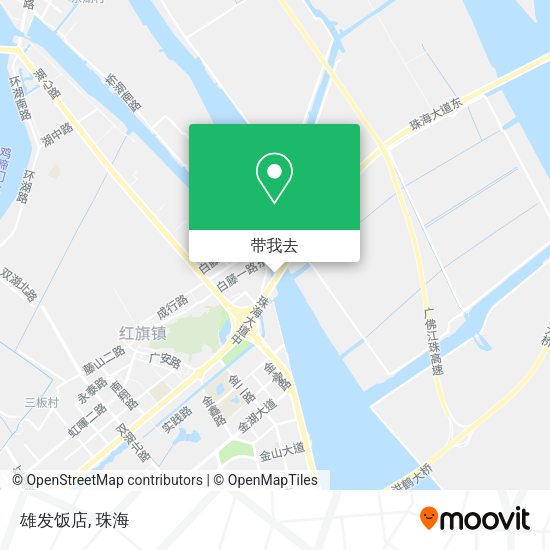 雄发饭店地图