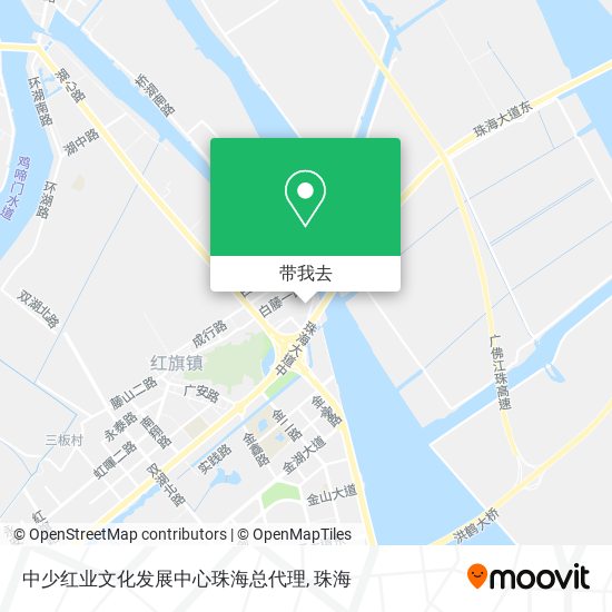 中少红业文化发展中心珠海总代理地图