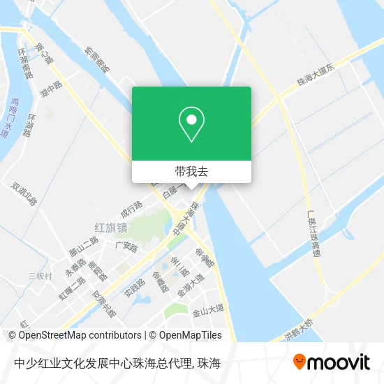 中少红业文化发展中心珠海总代理地图