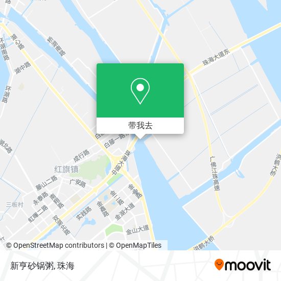 新亨砂锅粥地图