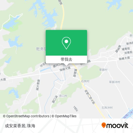 成安菜香居地图