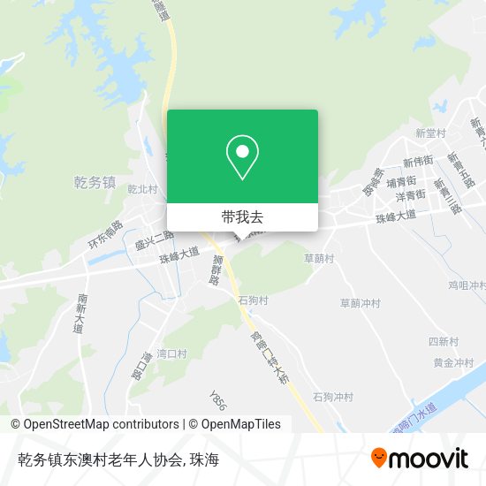 乾务镇东澳村老年人协会地图