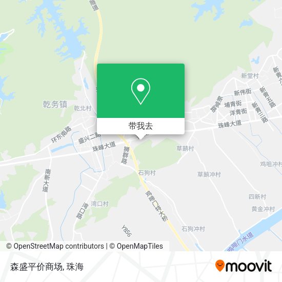 森盛平价商场地图