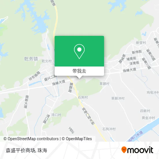 森盛平价商场地图