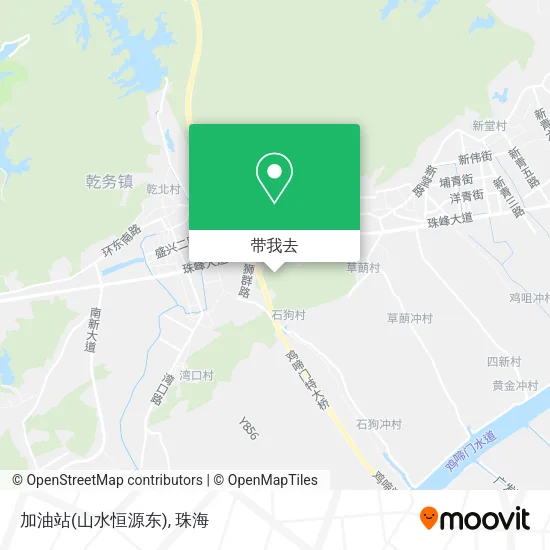 加油站(山水恒源东)地图