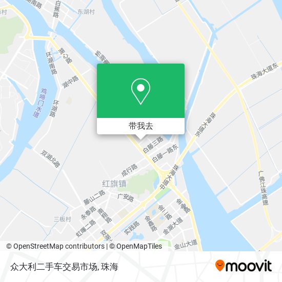 众大利二手车交易市场地图