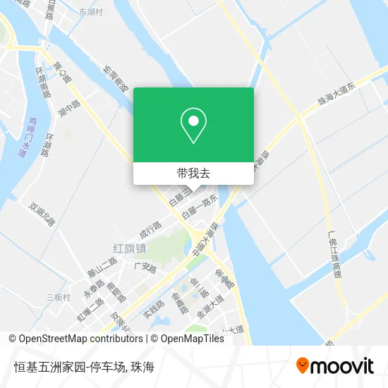 恒基五洲家园-停车场地图