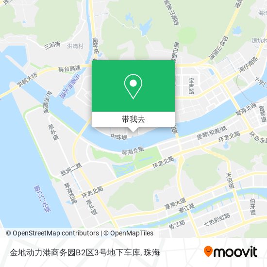 金地动力港商务园B2区3号地下车库地图