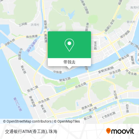 交通银行ATM(香工路)地图