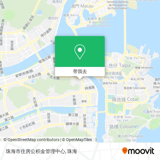 珠海市住房公积金管理中心地图