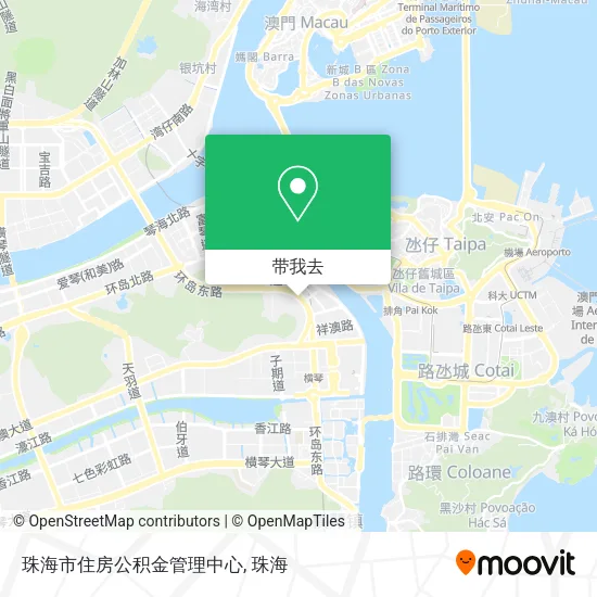 珠海市住房公积金管理中心地图