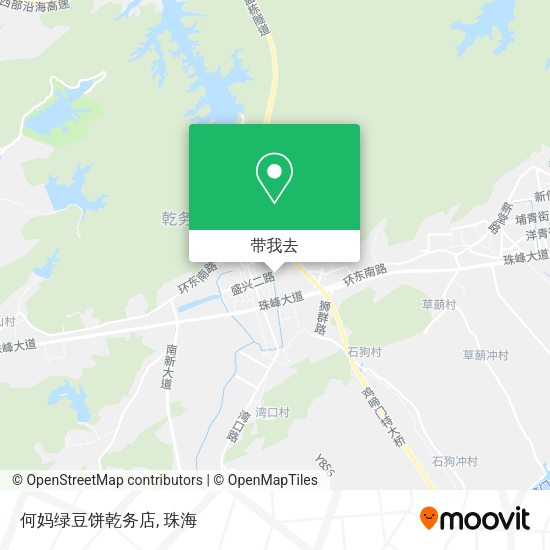 何妈绿豆饼乾务店地图