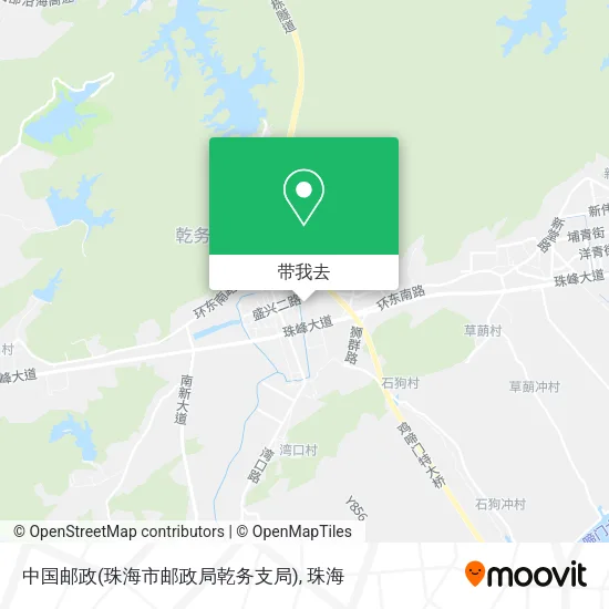 中国邮政(珠海市邮政局乾务支局)地图