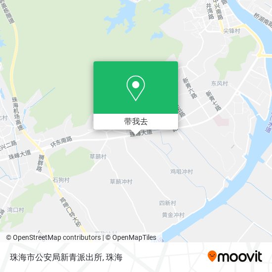 珠海市公安局新青派出所地图