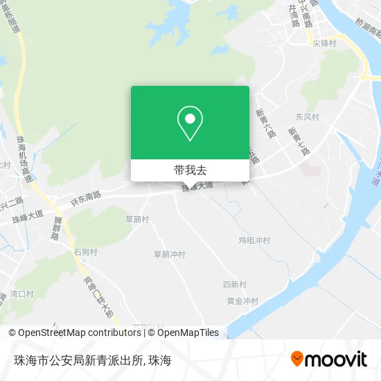 珠海市公安局新青派出所地图