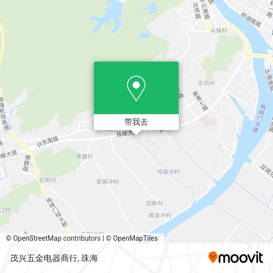 茂兴五金电器商行地图