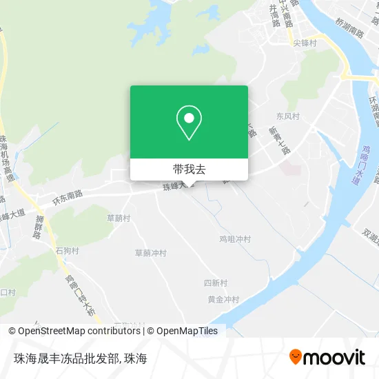 珠海晟丰冻品批发部地图