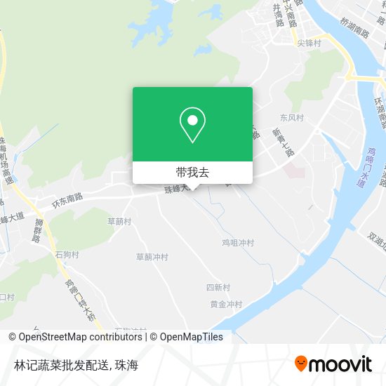 林记蔬菜批发配送地图