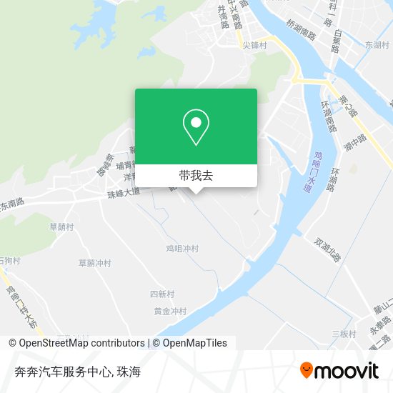 奔奔汽车服务中心地图