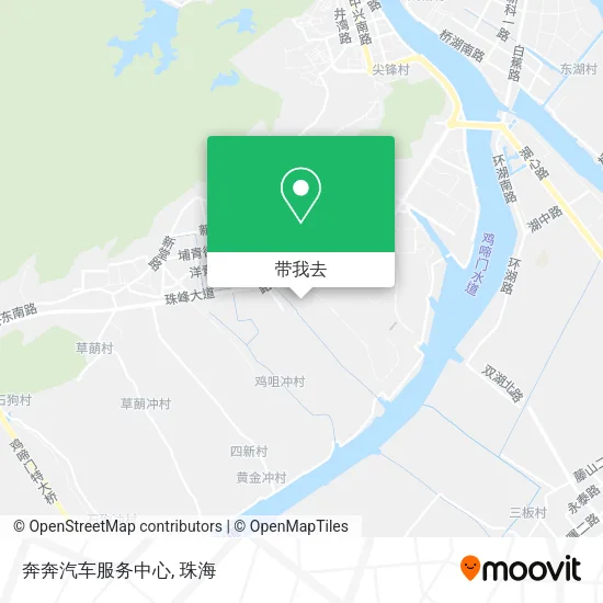 奔奔汽车服务中心地图