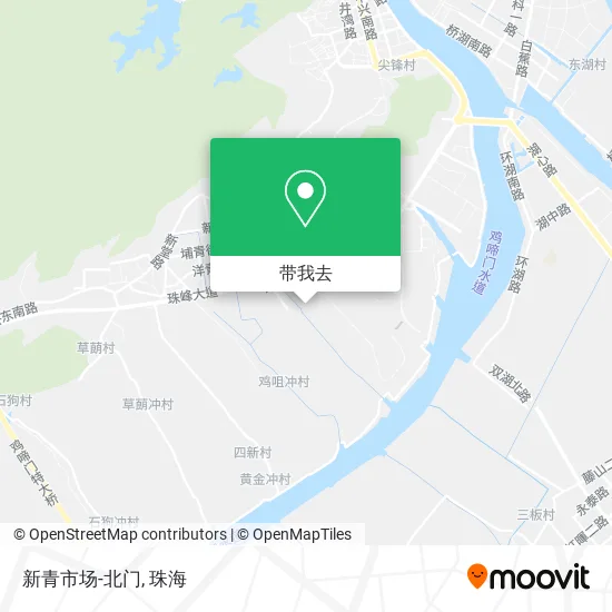 新青市场-北门地图