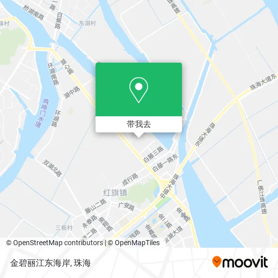 金碧丽江东海岸地图