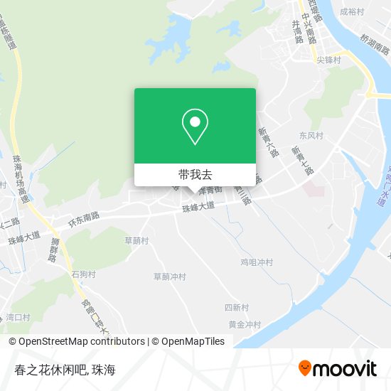 春之花休闲吧地图