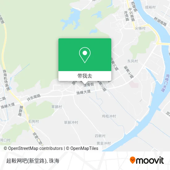 超毅网吧(新堂路)地图