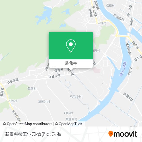 新青科技工业园-管委会地图