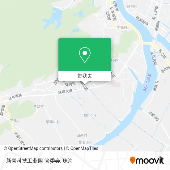 新青科技工业园-管委会地图