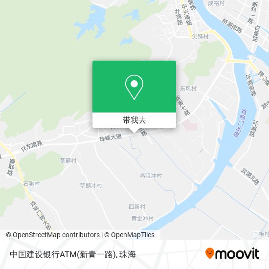 中国建设银行ATM(新青一路)地图