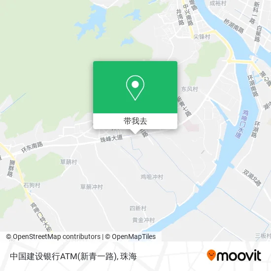 中国建设银行ATM(新青一路)地图